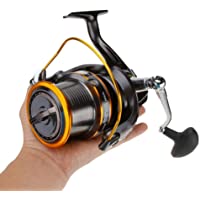 CDKZK Casting Carretes Spinning Carrete- Carrete 12 + 1BB para Carpa Agua Salada Surf Largo Casting océano mar Pesca…
